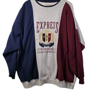 Vintage Express Jeans Men’s XL Multicolored Sweatshirt